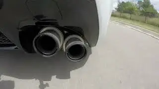 Lexus RCF exhaust system sound 4k 60fps 