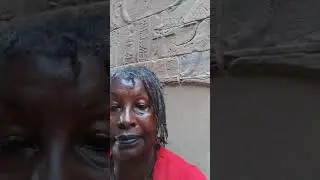 Kemet Nu tour Beautiful Columns in the Temple of Dark skin Goddess Aset/ Isis 7/21