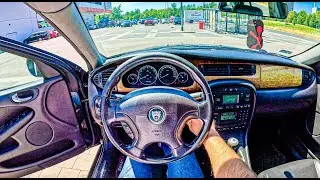 2002 Jaguar X-Type (2.1 V6 24V 159 hp) | POV Test Drive #2472 Joe Black