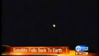 Satellite falls back to earth