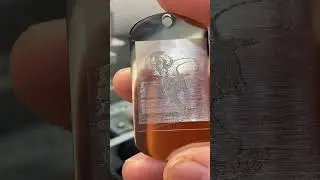 Customize a dog tag like this for your pet with an engraving machine