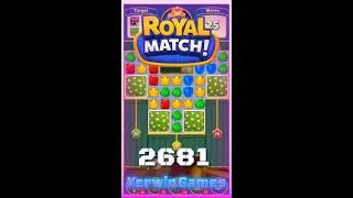 Royal Match Level 2681 - No Boosters Gameplay
