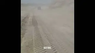 DUST/BLOKR&reg; BEFORE AND AFTER - GEERCO LIMESTONE MINE, SAUDI ARABIA