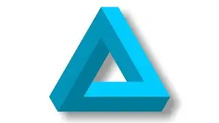 Geometric 3d triangle logo design in coreldraw | Optical illusion | coreldraw tutorial | 3d logo