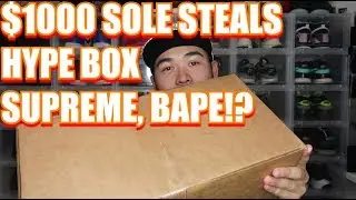 $1000 HYPE BOX!!! BAPE, SUPREME, HEATTTTTT Episode #2