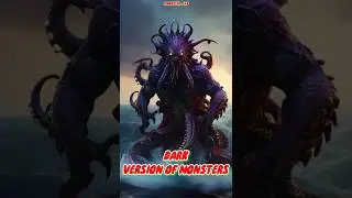 🔥DARK VERSION OF MONSTERS #monster #video #youtube #shorts #dark #ai