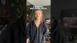 Build your Rick Owens wardrobe starting with these pieces🖤#rickowens #rickowensonline #fashioninspo