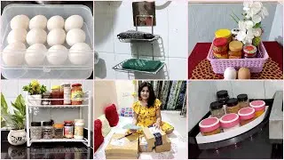 11 New kitchen Organization Ideas | Organization of Non Modular Kitchen | Amazon Product Unboxing