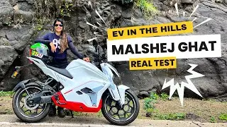 I Took the Ultraviolette F77 to the Mountains! Real Range Test | Malshej Ghat EV Ride