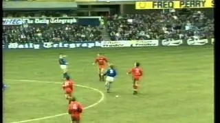 Everton 2 Oldham 1 - 07 March 1992