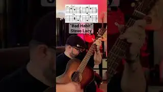 Bad Habit by Steve Lacy Guitar Tutorial Lesson! #guitar #shorts #youtubeshorts #short #guitarra