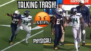 When JC Jackson MET DK Metcalf 🤬 &lsquo;PHYSICAL!&rsquo; (WR Vs CB) Seahawks Vs Chargers 2022 highlights
