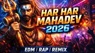 🔥 Har Har Mahadev 2026 | Bholenath Bhakti Remix | EDM Rap Shiva Song