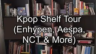 Kpop shelf tour (NCT, Aespa, Enhypen & more) || South African collector