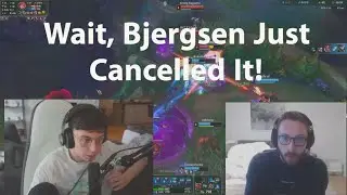 Caedrel Reacts To Bjergsen Cancelling Malz Ult! - 