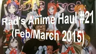 Rad's Anime Haul #21 (Feb/March 2015)