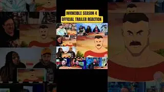 Invincible S4 Official Trailer Reaction Mashup | #invincible #omniman #reactionvideo #reactionshorts