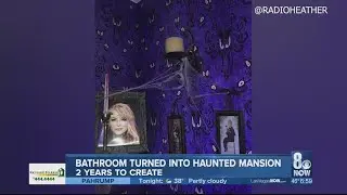 8 News Now Good Day: Heather Haunted Bathroom