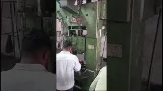 Forward Make Friction Screw Press(100 Ton Down Stroke)Brass Forging Process Jamnagar Gujarat