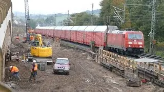 Spessart Rampe Baustelle Laufach
