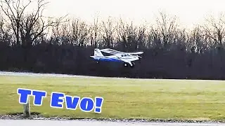 Cold Day for Flying the E-flite UMX Turbo Timber Evolution!