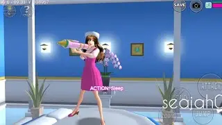Latest at #sakuraschoolsimulator  Barbie for a day at #HotelCherry 🍒 Ft #WeaponToys #seajah01 🩷🪽