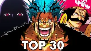 One Piece Top 30 Strongest Characters ALL TIME (Voted By Chat)