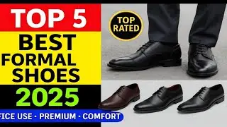 Top 5 Best Formal Shoes for Men in India 2025 | Office Leather Shoes | BATA | Hush Puppies | Shoes