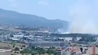 Thessaloniki Thermi Fire 24 06 2016