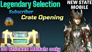 New State Mobile Legendary Selection Crate Opening | Ns Crate