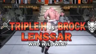 | Tripal H Vs Brock Lesnar| WWE 