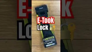 How to use an E-Took folding lock 🛴🔐 #lock #locks #scooter #electricbike