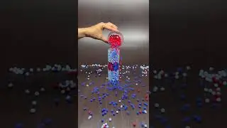 💜 Reverse Beads ASMR &ndash; Therapeutic Motion for Deep Calm 🌸 #asmrshorts #stressrelief #oddlysatisfying
