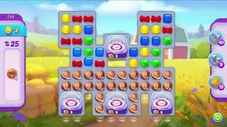 Homescapes 735 Hard Level - 25 moves - NO BooSTERS