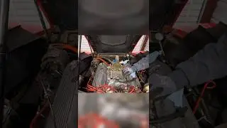 1968 Corvette New Air Cleaner and Carb Spacer Installation! Part 12 #shorts #cartok  #automobile