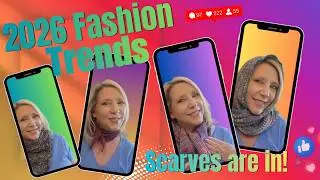 2026 FASHION TREND - SCARVES! What's in and WHAT'S NOT! #fashiontrends #scarves #scarfwearing