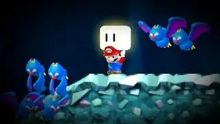 THESE BATS MADE ME CRAZY - Exorid Plays New Super Mario Bros Wii #8 World 6 Full