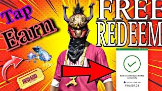 Tap&Earn🤑||Free Fire Free Redeem||Apple iphone free||தமிழ்||Money 🤑 Ereing ⭐||💯 proof 🧾