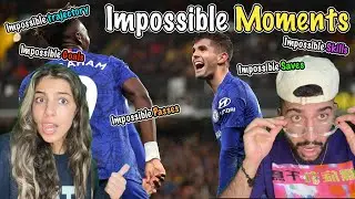 Jay & Sof React To IMPOSSIBLE MOMENTS *Football Edition*