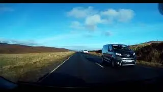 Lerwick (Co-op) to Voe - Driving in the Shetland Islands