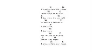 Altars Over Stages(CAPO 2)Josiah Queen -guitar chords