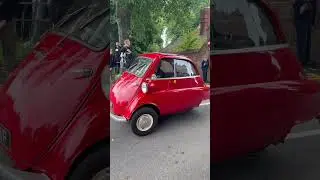 1957 BMW Isetta often referred to as bubble car #knowyourride #fyp #cars #youtubeshorts