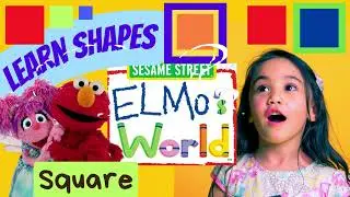 Elmo's World Sesame Street PBS KIDS Gameplay | Learn Shape - Square| Baby Rose TV #kidsvideos