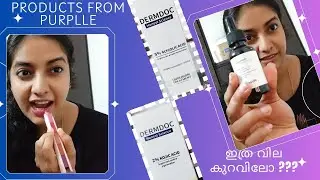 Products from Purplle 💜 Beauty vlog