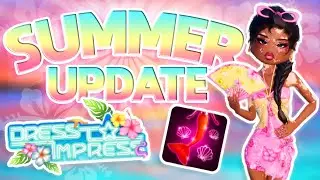Dress To Impress SUMMER UPDATE OUT!🏝️*All Codes* New items, Maps, Hairstyles, Makeup And More!