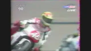 Philippe Monneret sur la Yamaha ROC 500 au GP de France 1995.