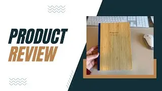 Closer look at the undated bamboo planner