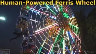 Myanmar's Human-Powered Ferris Wheel