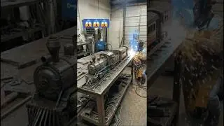 Train metal Welding | Workshop Build#Welding #metal #train  #VintageTrain #short #viral #trending #