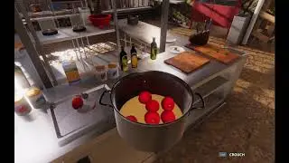 Cooking Simulator: Hot Red Pepper and Tomato Soup with Toast